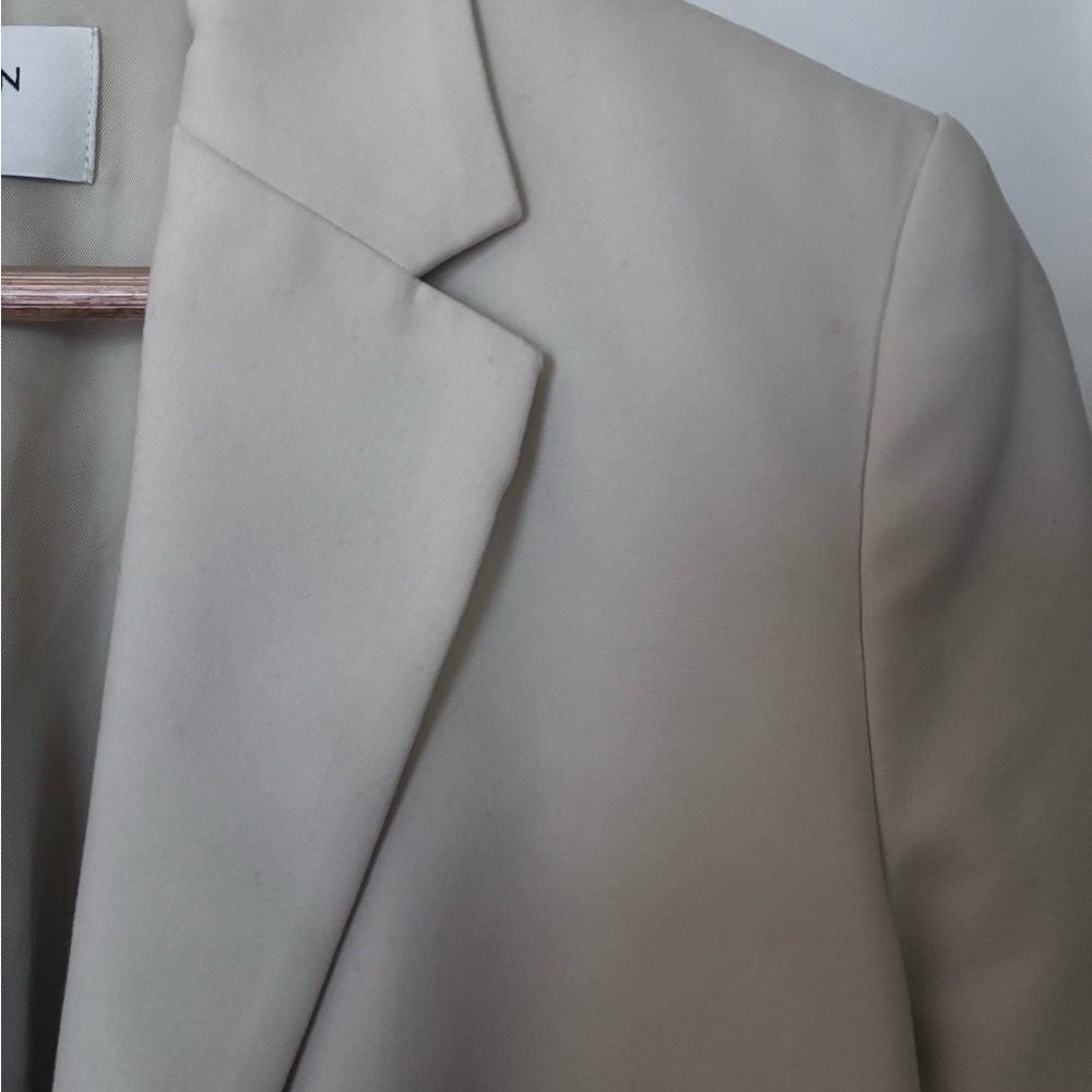 Babaton Tailored Light Cream Single-Button Blazer - Picture 3 of 4